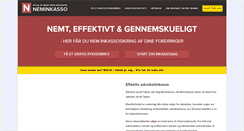Desktop Screenshot of neminkasso.dk