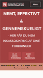 Mobile Screenshot of neminkasso.dk